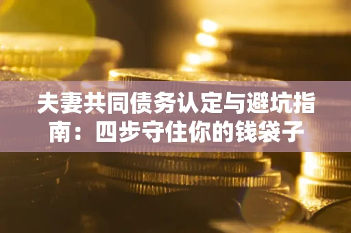 济南夫妻共同债务认定与避坑指南：四步守住你的钱袋子